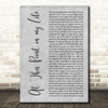 Tracy Chapman At This Point in my Life Grey Rustic Script Decorative Gift Song Lyric Print