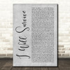 Gloria Gaynor I Will Survive Grey Rustic Script Decorative Wall Art Gift Song Lyric Print