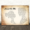 Bruno Mars Count On Me Man Lady Couple Decorative Wall Art Gift Song Lyric Print