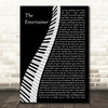 Billy Joel The Entertainer Piano Decorative Wall Art Gift Song Lyric Print