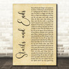 Hillsong United Starts And Ends Rustic Script Decorative Wall Art Gift Song Lyric Print