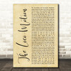 Kylie Minogue The Loco-Motion Rustic Script Decorative Wall Art Gift Song Lyric Print