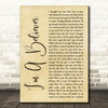 The Monkees I'm A Believer Rustic Script Decorative Wall Art Gift Song Lyric Print