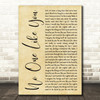 Scorpions No One Like You Rustic Script Decorative Wall Art Gift Song Lyric Print