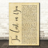 Sugababes Too Lost in You Rustic Script Decorative Wall Art Gift Song Lyric Print