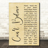 Staind Cant Believe Rustic Script Decorative Wall Art Gift Song Lyric Print