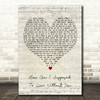 Michael Bolton How Am I Supposed To Live Without You Script Heart Wall Art Gift Song Lyric Print