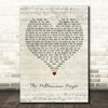 Cliff Richard The Millennium Prayer Script Heart Decorative Wall Art Gift Song Lyric Print