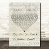 Bee Gees How Can You Mend A Broken Heart Script Heart Decorative Gift Song Lyric Print