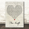 Fat Freddys Drop The Raft Script Heart Decorative Wall Art Gift Song Lyric Print