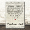 Rod Stewart Mandolin Wind Script Heart Decorative Wall Art Gift Song Lyric Print