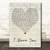 Kelly Clarkson I Dare You Script Heart Decorative Wall Art Gift Song Lyric Print