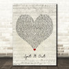 Slipknot Spit It Out Script Heart Decorative Wall Art Gift Song Lyric Print