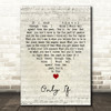 Steve Lacy Only If Script Heart Decorative Wall Art Gift Song Lyric Print