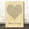 Rina Sawayama & Elton John Chosen Family Vintage Heart Decorative Wall Art Gift Song Lyric Print