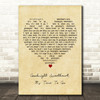 The Platters Goodnight Sweetheart, It's Time To Go Vintage Heart Wall Art Gift Song Lyric Print