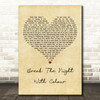 Richard Ashcroft Break The Night With Colour Vintage Heart Decorative Gift Song Lyric Print