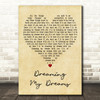 The Cranberries Dreaming My Dreams Vintage Heart Decorative Wall Art Gift Song Lyric Print