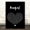Aerosmith Angel Black Heart Song Lyric Quote Print