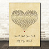Kylie Minogue Can't Get You Out Of My Head Vintage Heart Decorative Gift Song Lyric Print