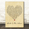 Christy Moore Black Is the Colour Vintage Heart Decorative Wall Art Gift Song Lyric Print