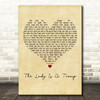 Frank Sinatra The Lady Is A Tramp Vintage Heart Decorative Wall Art Gift Song Lyric Print