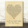 The Singing Cookes Send Your Best Angel For My Momma Vintage Heart Gift Song Lyric Print