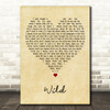 John Legend & Gary Clark Jr Wild Vintage Heart Decorative Wall Art Gift Song Lyric Print