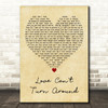Farley Jackmaster Funk Love Cant Turn Around Vintage Heart Wall Art Song Lyric Print
