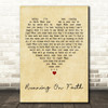 Eric Clapton Running On Faith Vintage Heart Decorative Wall Art Gift Song Lyric Print