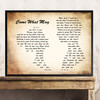 Alfie Boe And Kerry Ellis Come What May Man Lady Couple Song Lyric Quote Print