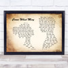 Alfie Boe And Kerry Ellis Come What May Man Lady Couple Song Lyric Quote Print