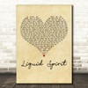 Gregory Porter Liquid Spirit Vintage Heart Decorative Wall Art Gift Song Lyric Print