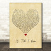 Bryan Adams 18 Til I Die Vintage Heart Decorative Wall Art Gift Song Lyric Print