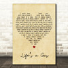 T. Rex Lifes a Gas Vintage Heart Decorative Wall Art Gift Song Lyric Print