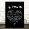 Andy Griggs If Heaven Black Heart Song Lyric Quote Print
