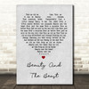 Angela Lansbury Beauty And The Beast Grey Heart Song Lyric Quote Print