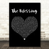 Kari Jobe feat. Cody Carnes The Blessing Black Heart Decorative Wall Art Gift Song Lyric Print