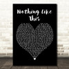 Blonde & Craig David Nothing Like This Black Heart Decorative Wall Art Gift Song Lyric Print