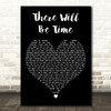 Mumford & Sons There Will Be Time Black Heart Decorative Wall Art Gift Song Lyric Print