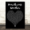 Niall Horan Heartbreak Weather Black Heart Decorative Wall Art Gift Song Lyric Print