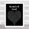 Joe Smooth Promised Land Black Heart Song Lyric Quote Print
