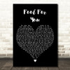 John Butler Trio Fool For You Black Heart Decorative Wall Art Gift Song Lyric Print