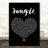 A Boogie Wit Da Hoodie Jungle Black Heart Decorative Wall Art Gift Song Lyric Print