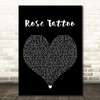 Dropkick Murphys Rose Tattoo Black Heart Decorative Wall Art Gift Song Lyric Print