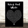 Niall Horan Black And White Black Heart Decorative Wall Art Gift Song Lyric Print