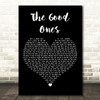 Gabby Barrett The Good Ones Black Heart Decorative Wall Art Gift Song Lyric Print