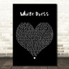 Lana Del Rey White Dress Black Heart Decorative Wall Art Gift Song Lyric Print
