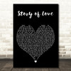 Bon Jovi Story of Love Black Heart Decorative Wall Art Gift Song Lyric Print