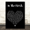 Blondie In The Flesh Black Heart Decorative Wall Art Gift Song Lyric Print